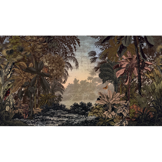 Mural Jungla con animales - KJALAR  | MURAKE - 85889