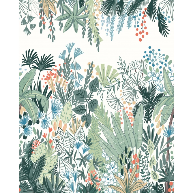 Mural Bosque tropical - SDALUR  | MURAKE - 85895