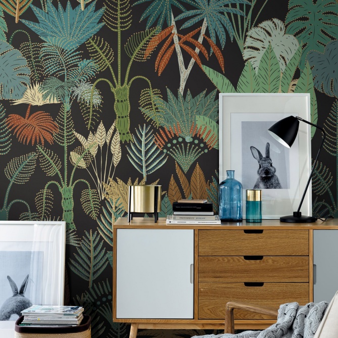 Mural Naturaleza tropical abstracta - ALTADAL 02 | MURAKE - 85900