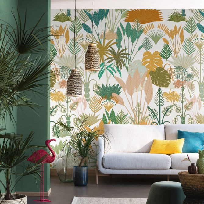 Mural Naturaleza tropical abstracta - ALTADAL 01 | MURAKE - 85899