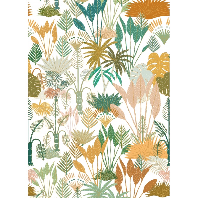 Mural Naturaleza tropical abstracta - ALTADAL 01 | MURAKE - 85899