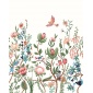 Mural Flores y pájaros - HOLAR  | MURAKE - 85898