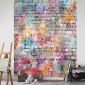 Mural Pared ladrillos multicolor - HOLMA  | MURAKE - 85901