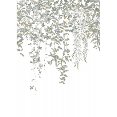 Mural Cascada de flores y hojas - VERFI  | MURAKE - 85922