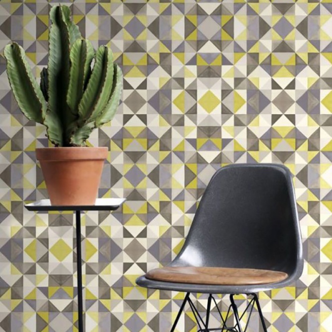 Papel Pintado Cubismo - BIARRITZ 02 | MURAKE - 7018-92