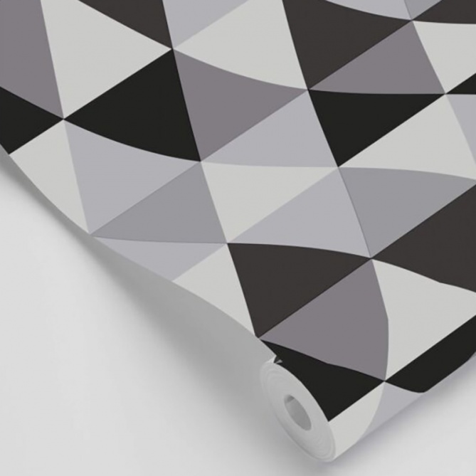 Papel Pintado Triángulos equiláteros - ROCHELLE 02 | MURAKE - 7018-82