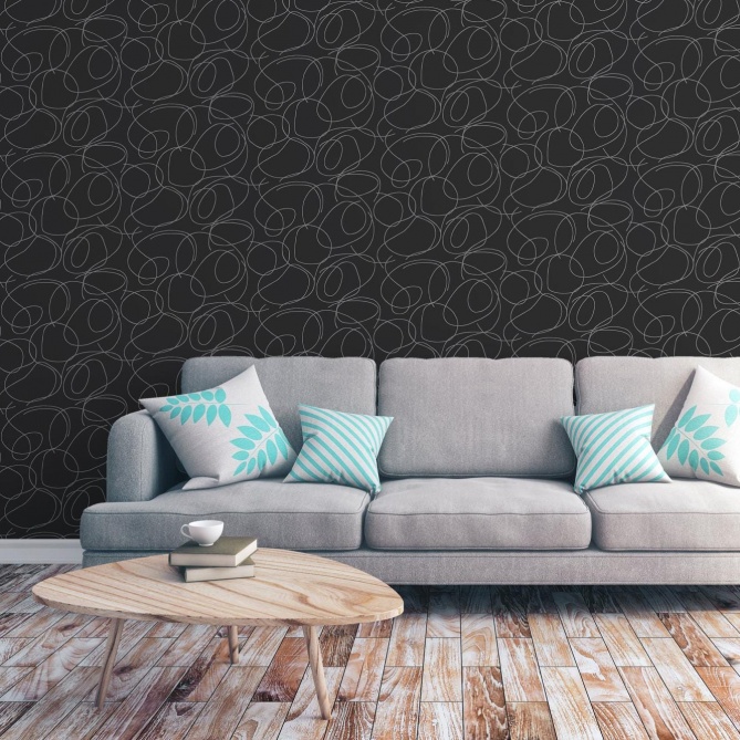 Papel Pintado Círculos desiguales - KALAMARIA 01 | MURAKE - 7019-01