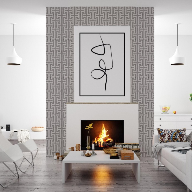 Papel Pintado Laberinto geométrico - EGALEO 01 | MURAKE - 7019-21