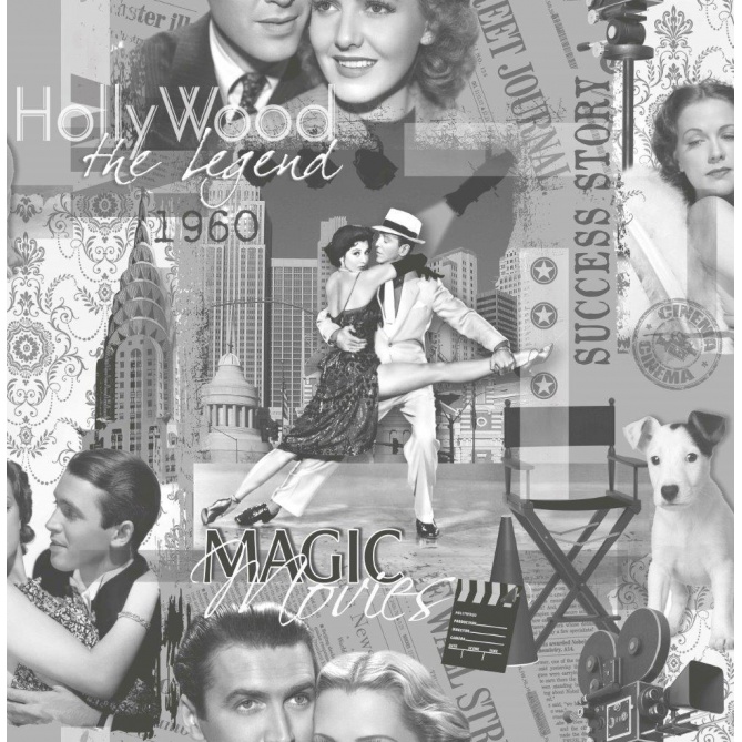 Papel Pintado Collage Hollywood - SAIDA 01 | MURAKE - 779103
