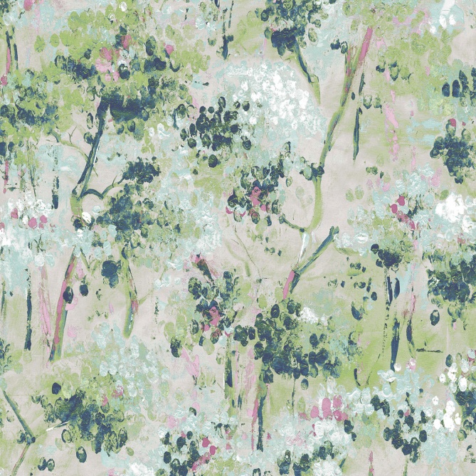 Papel Pintado Jardín en acuarela - NABLUS 01 | MURAKE - 7022-01