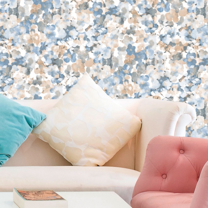 Papel Pintado Flores Románticas - RAMALA 03 | MURAKE - 7022-13