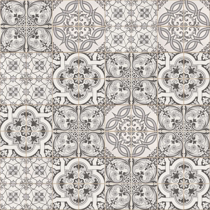 Papel Pintado Azulejo hidráulico - KHUMBU 02 | MURAKE - 86712