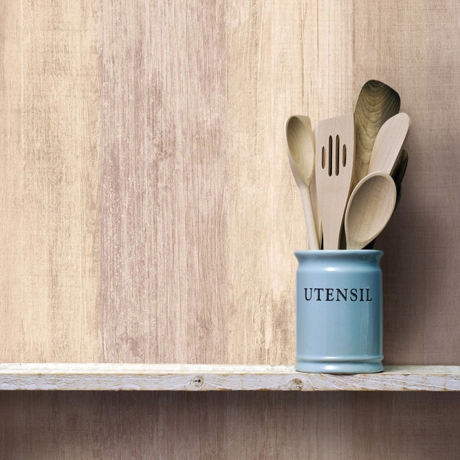 Papel Pintado Rayas en madera - THAIBA 03 | MURAKE - 86727