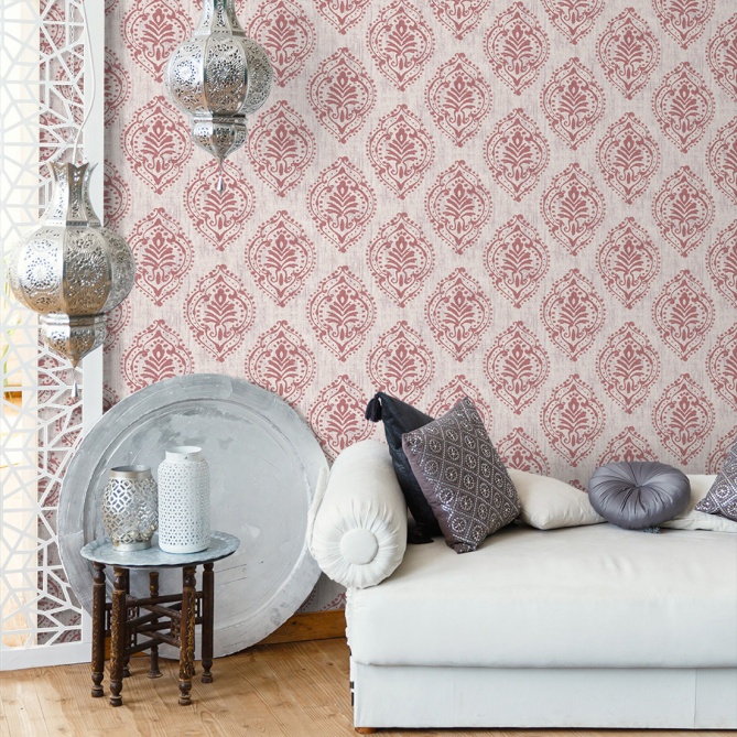 Papel Pintado Damasco étnico - CUIPÁN 02 | MURAKE - 86682