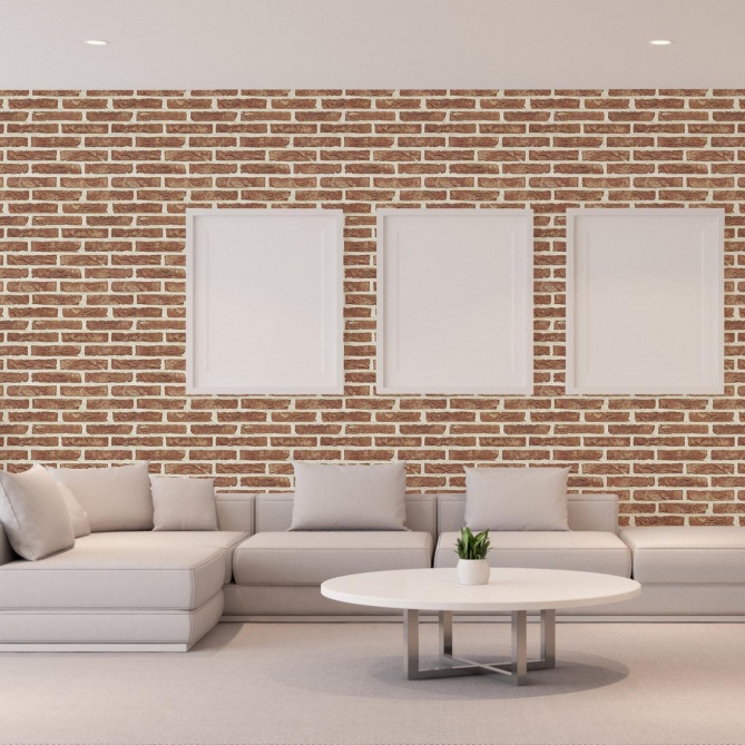 Papel Pintado Pared ladrillo rústico - TENGBOCHE 01 | MURAKE - 7019-81