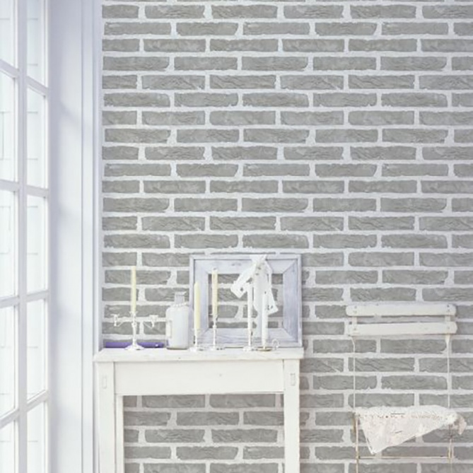 Papel Pintado Pared ladrillo rústico - TENGBOCHE 02 | MURAKE - 7019-82