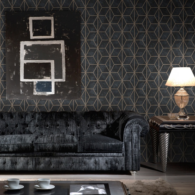 Papel Pintado Cubos con textura - TUMÍN 02 | MURAKE - 73042