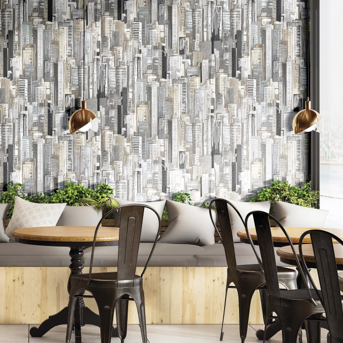 Papel Pintado Edificios - ARAPORA 01 | MURAKE - 878341