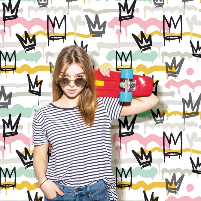 Papel Pintado Coronas - DRACENA 01 | MURAKE - 878371