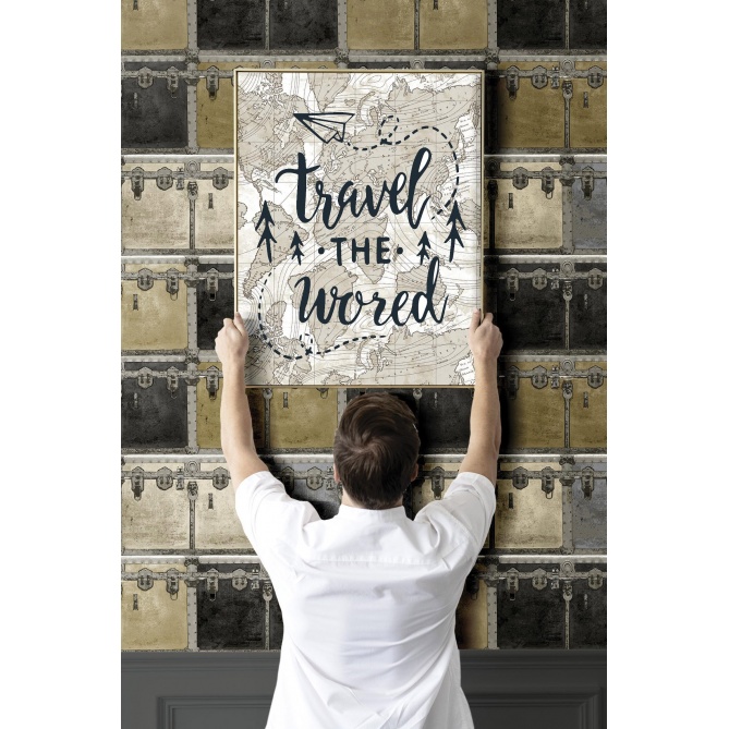 Papel Pintado Cajas de metal - ESTIVA 03 | MURAKE - 878398