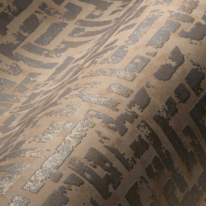 Papel Pintado Laberinto efecto envejecido - JENA 02 | MURAKE - 878612