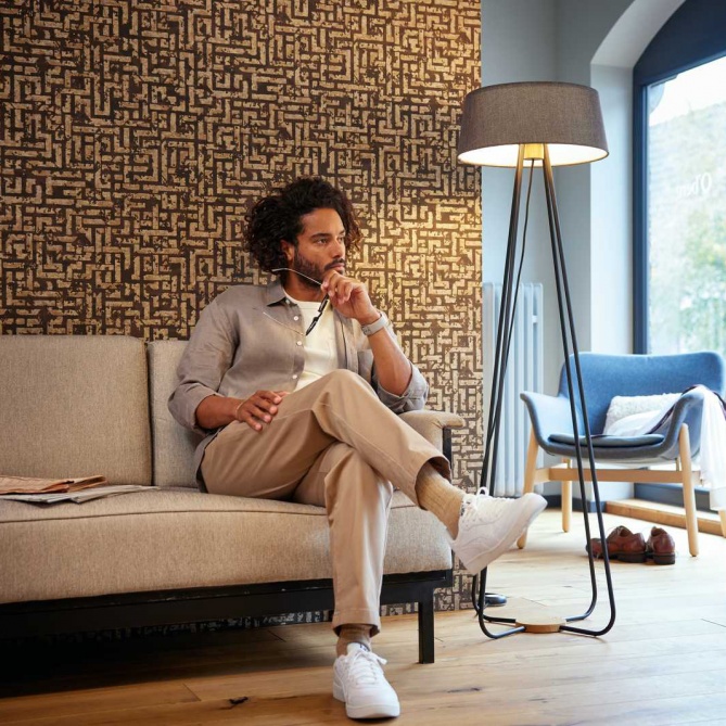 Papel Pintado Laberinto efecto envejecido - JENA 05 | MURAKE - 878615