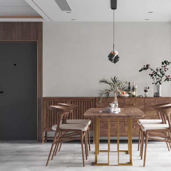 Papel Pintado Círculos étnicos - SIEGEN 01 | MURAKE - 878616