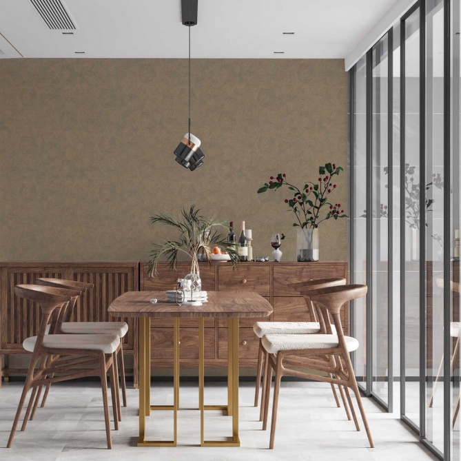 Papel Pintado Hexágonos - WITTEN 03 | MURAKE - 878628