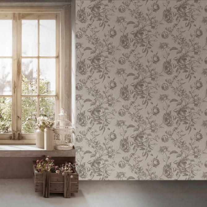 Papel Pintado Rosas - TREVERIS 01 | MURAKE - 878641