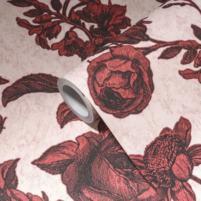 Papel Pintado Rosas - TREVERIS 04 | MURAKE - 878644