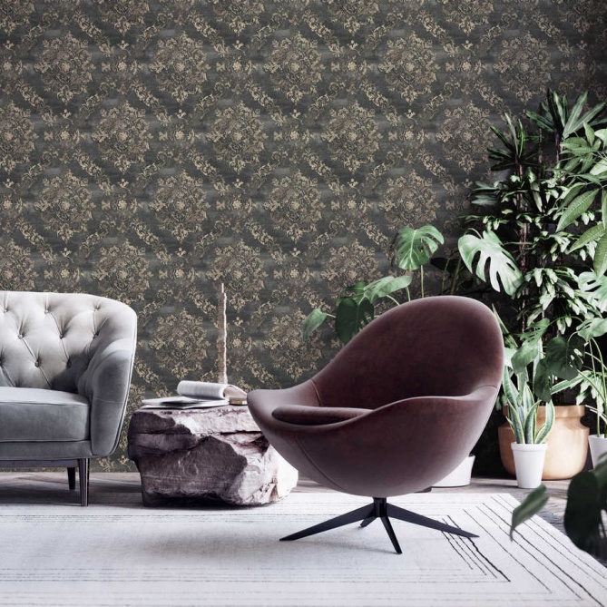 Papel Pintado Damasco - STUTTGART 04 | MURAKE - 878669