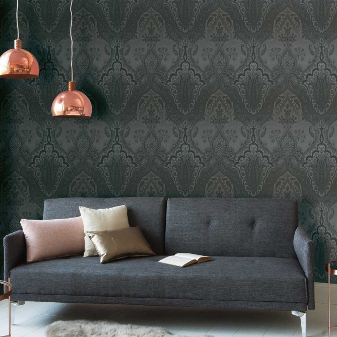 Papel Pintado Barroco floral - MUNSTER 05 | MURAKE - 878675