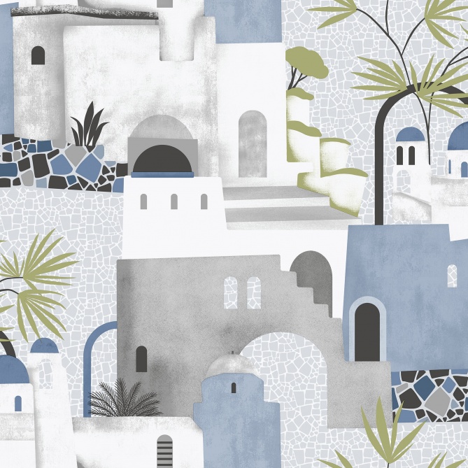 Papel Pintado Paisaje mediterráneo - KEKAVA 04 | MURAKE - 73139