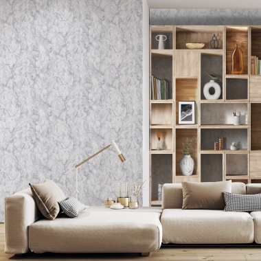 Mural Estanterías de madera - GULBENE 01 | MURAKE - 73156