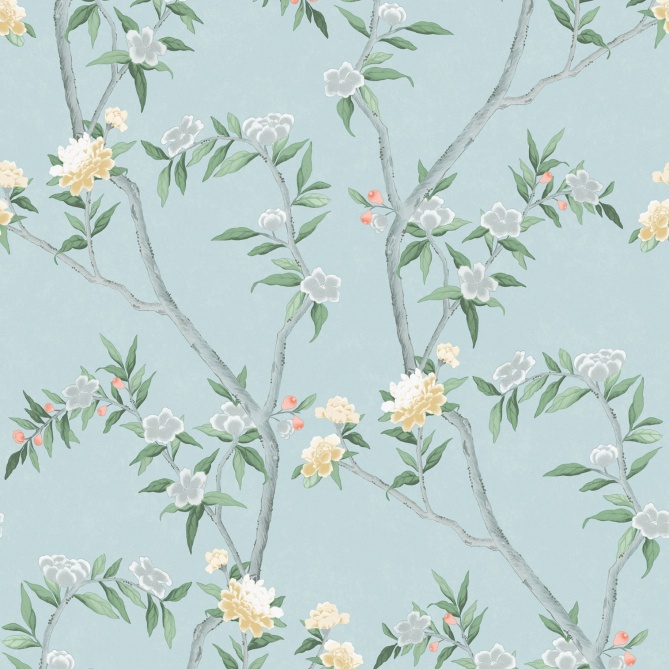 Papel Pintado Floral oriental - HAINAN 01 | MURAKE - 73261