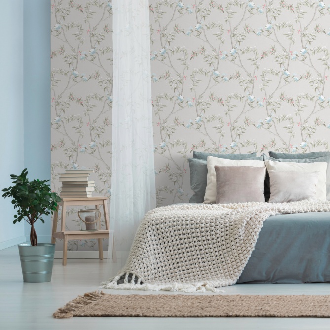 Papel Pintado Floral oriental - HAINAN 02 | MURAKE - 73262