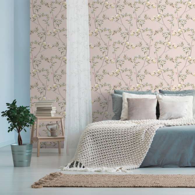 Papel Pintado Floral oriental - HAINAN 04 | MURAKE - 73264