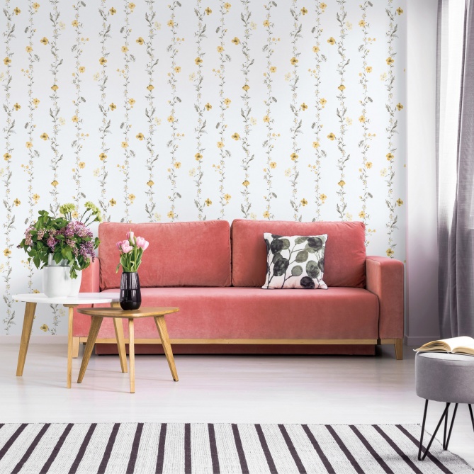 Papel Pintado Flores trepadoras - HUNAN 02 | MURAKE - 73272