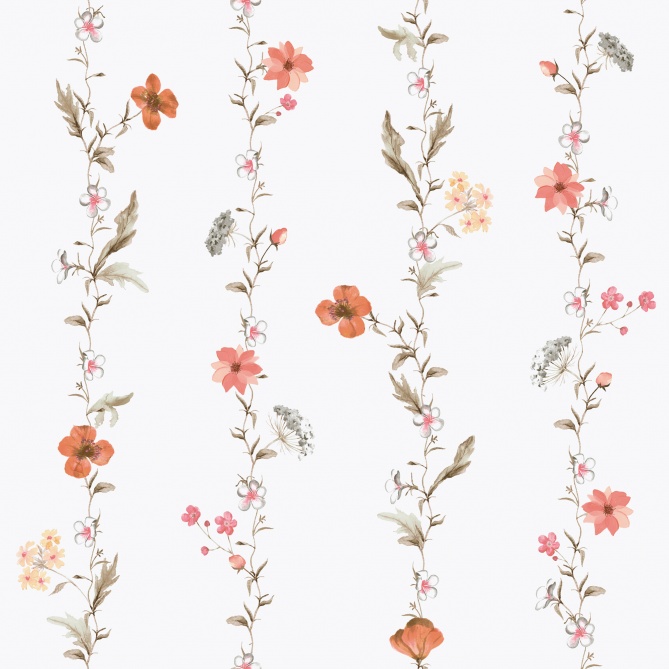 Papel Pintado Flores trepadoras - HUNAN 03 | MURAKE - 73273