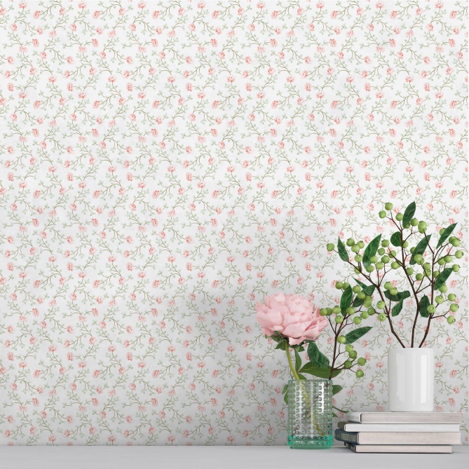 Papel Pintado Flores pequeñas - HEBEI 05 | MURAKE - 73289