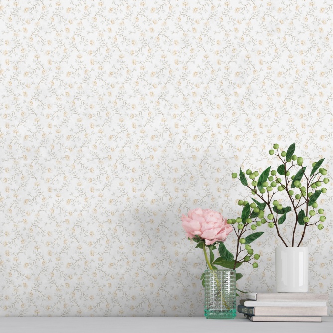 Papel Pintado Flores pequeñas - HEBEI 04 | MURAKE - 73288
