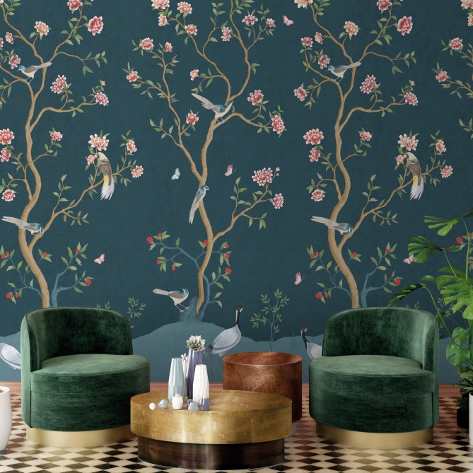 Mural Árbol Japonés - MENGGA 03 | MURAKE - 73328