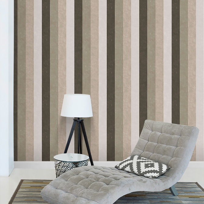 Papel Pintado Rayas multicolor - PLAVINAS 04 | MURAKE - 73179