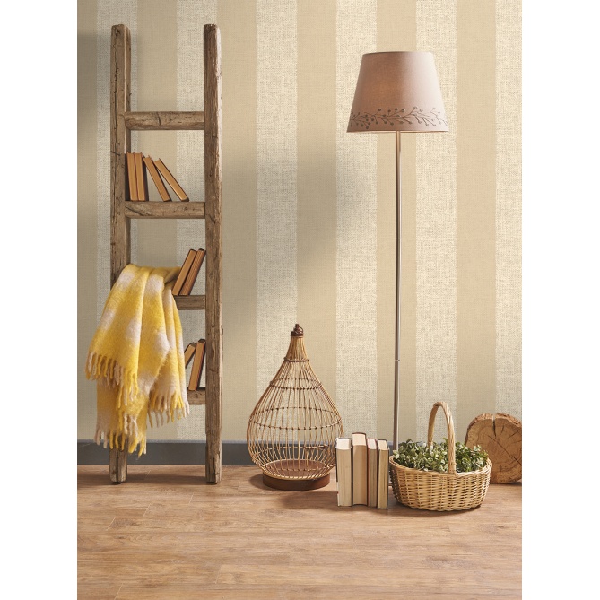 Papel Pintado Rayas rafia - LIGATNE 02 | MURAKE - 73247