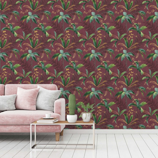 Papel Pintado Hojas de palmera - GOSFORD 03 | MURAKE - 878698