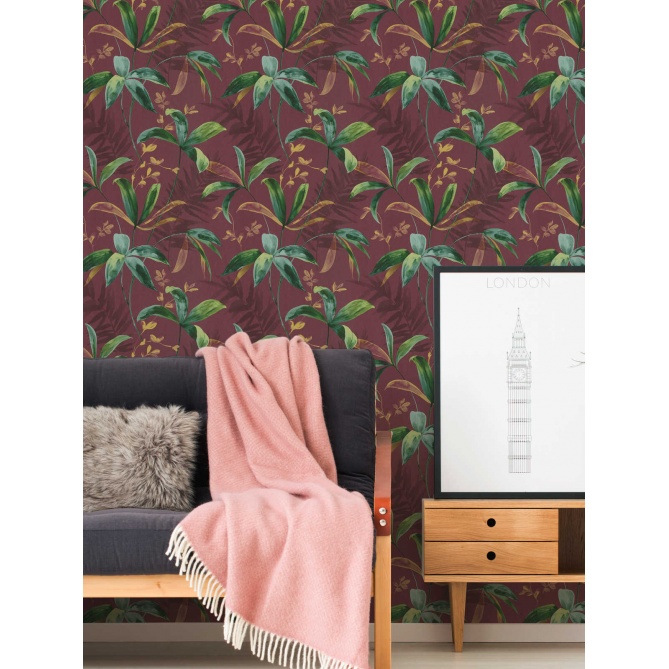 Papel Pintado Hojas de palmera - GOSFORD 03 | MURAKE - 878698