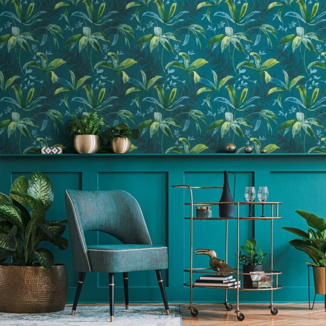 Papel Pintado Hojas de palmera - GOSFORD 04 | MURAKE - 878699