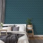 Papel Pintado Geométrico Retro - CLARENCE 02 | MURAKE - 878722