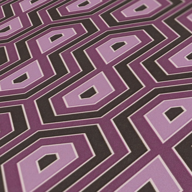 Papel Pintado Geométrico Retro - CLARENCE 03 | MURAKE - 878723