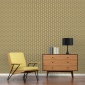 Papel Pintado Geométrico Retro - CLARENCE 04 | MURAKE - 878724